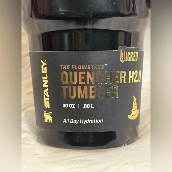 Stanley 30 oz Stainless Steel H2.0 Flowstate Quencher Tumbler Elphaba For Good - Picture 4 of 12